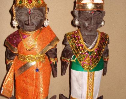 Rangoli: Mara paachi Doll Decoration