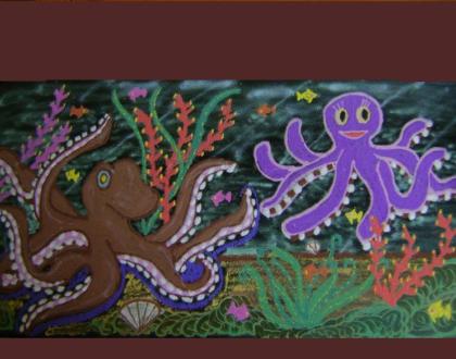Rangoli: Octopus
