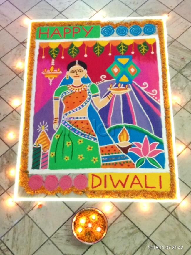 My Diwali Rangoli